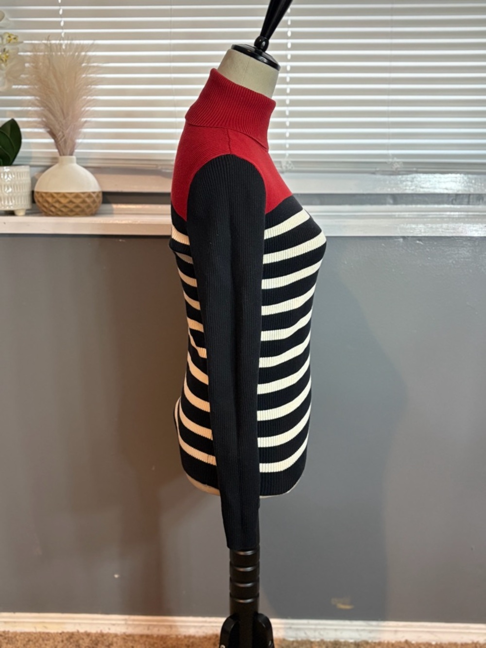 Classic Lauren Ralph Lauren ribbed turtleneck sweater Size M - Picture 5 of 7